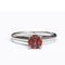 Solitaire Gold Engagement Ring with 0.4ct Brilliant Cut Ruby - 01SG02R